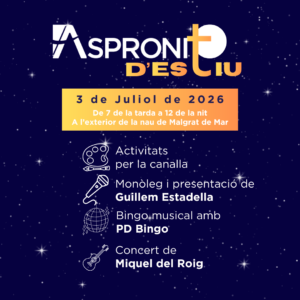 ASPRONit d'Estiu - Compra el teu tiquet per al sopar popular!